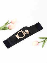 Load image into Gallery viewer, PU Elastic Wide Belt with Alloy Buckle