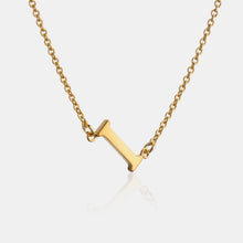 Load image into Gallery viewer, Copper Letter Pendant Necklace