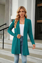 Load image into Gallery viewer, Long Sleeve Open Front Cardigan