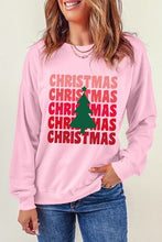 Load image into Gallery viewer, CHRISTMAS Round Neck Dropped Shoulder Sweatshirt