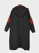 Load image into Gallery viewer, Openwork Long Sleeve Open Front Hooded Cardigan