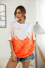 Load image into Gallery viewer, Tie-Dye Round Neck Tee Shirt