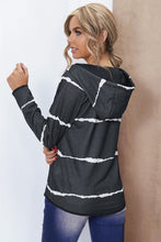 Load image into Gallery viewer, Tie-Dye Henley Hoodie
