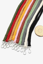 Load image into Gallery viewer, Assorted 2-Pack Hand-Woven Lanyard Keychain