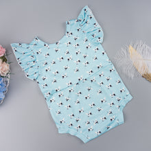 Load image into Gallery viewer, Printed Round Neck Bow Detail Bodysuit