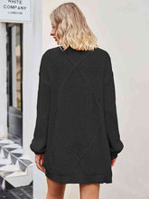 Load image into Gallery viewer, Cable-Knit Long Sleeve Cardigan
