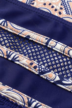 Load image into Gallery viewer, Printed Pompom Detail Halter Neck Two-Piece Bikini Set