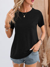 Load image into Gallery viewer, Round Neck Short Sleeve T-Shirt