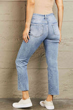 Load image into Gallery viewer, BAYEAS Mid Rise Cropped Slim Jeans