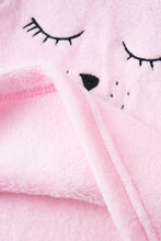 Load image into Gallery viewer, GIRLS Letter Print Bear Graphic Hooded Dress