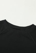 Load image into Gallery viewer, Girls Raglan Sleeve Ribbed Trim Sweatshirt