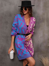 Load image into Gallery viewer, Leopard Button Down Longline Cardigan