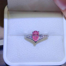 Load image into Gallery viewer, 1 Carat Moissanite 925 Sterling Silver Ring