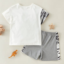 Load image into Gallery viewer, Tiger Graphic Tee and Shorts Set
