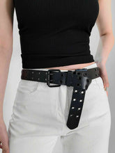 Load image into Gallery viewer, Grommet PU Leather Belt