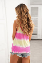 Load image into Gallery viewer, Tie-Dye Strappy V-Neck Cami