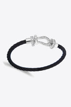 Load image into Gallery viewer, Men Rhinestone Cable Bracelet