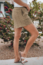 Load image into Gallery viewer, Drawstring Elastic Waist Knit Shorts