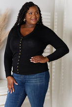 Load image into Gallery viewer, Zenana Full Size V-Neck Long Sleeve Cardigan