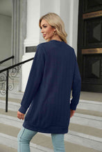 Load image into Gallery viewer, Button Down Longline Cardigan with Pockets