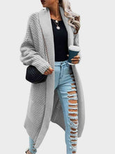Load image into Gallery viewer, Open Front Long Sleeve Cardigan