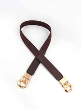 Load image into Gallery viewer, Zinc Alloy Buckle Elastic PU Belt
