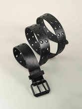 Load image into Gallery viewer, Grommet PU Leather Belt