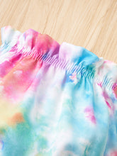 Load image into Gallery viewer, Baby Girl LOVELY GIRL Tee and Tie-Dye Bloomers Set
