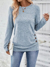 Load image into Gallery viewer, Round Neck Long Sleeve T-Shirt