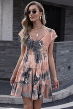 Load image into Gallery viewer, Tie-Dye Ruffle Hem Dress