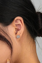 Load image into Gallery viewer, 925 Sterling Silver Woven Stud Earrings