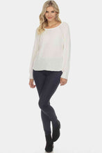 Load image into Gallery viewer, Round Neck Raglan Sleeve Sweater