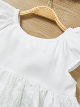 Load image into Gallery viewer, Spliced Lace Round Neck Dress