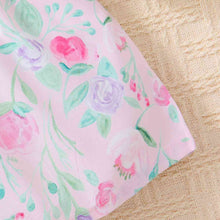 Load image into Gallery viewer, Baby Girl Floral Ruffle Trim Smocked Dress