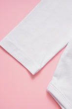 Load image into Gallery viewer, Baby Girls Letter Print Onesie and Striped Pants Set