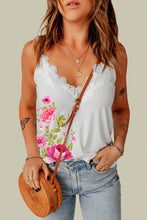 Load image into Gallery viewer, Floral Scalloped Lace Detail Cami