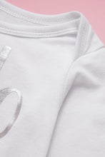 Load image into Gallery viewer, Baby Girls Letter Print Onesie and Striped Pants Set