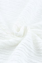 Load image into Gallery viewer, Frill Trim Balloon Sleeve Textured Blouse