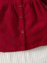 Load image into Gallery viewer, Peter Pan Collar Buttoned Long Sleeve Dress