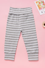 Load image into Gallery viewer, Baby Girls Letter Print Onesie and Striped Pants Set