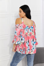 Load image into Gallery viewer, Sew In Love Full Size Fresh Take Floral Cold-Shoulder Top