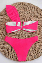 Load image into Gallery viewer, Ruffled One-Shoulder Bikini Set
