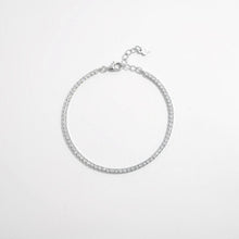 Load image into Gallery viewer, 925 Sterling Silver Inlaid Zircon Bracelet