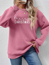 Load image into Gallery viewer, MERRY CHRISTMAS Dropped Shoulder Sweatshirt