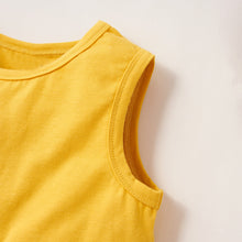 Load image into Gallery viewer, Girls Cropped Tank and Sunflower Print Shorts Set