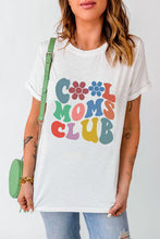 Load image into Gallery viewer, COOL MOMS CLUB Round Neck Short Sleeve T-Shirt