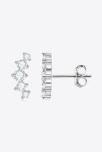 Load image into Gallery viewer, All You Need Moissanite Platinum-Plated Earrings