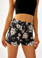 Load image into Gallery viewer, Printed Drawstring Elastic Waist Shorts