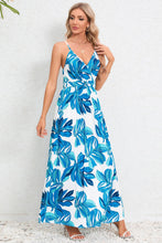 Load image into Gallery viewer, Printed Surplice Maxi Cami Dress