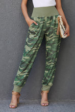 Load image into Gallery viewer, Camouflage Pocket Casual Pants with Side Slits